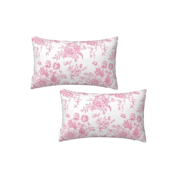 🩷Floral Pink Pillowcase Set - Picture 1 of 5